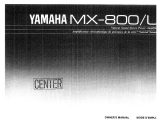 Yamaha MX-800 de handleiding