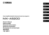 Yamaha MX-A5200 de handleiding