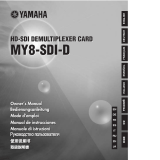 Yamaha MY8-SDI-D Handleiding