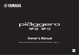 Yamaha Piaggero NP-12 de handleiding