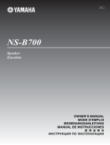 Yamaha NS-B700 Piano White 1шт Handleiding