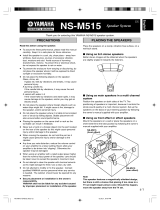 Yamaha NS-M515 Handleiding