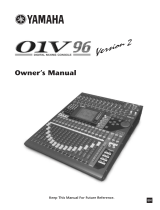 Yamaha O1v Handleiding