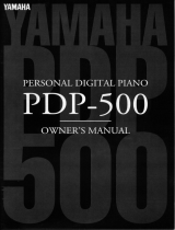Yamaha PDP-500 de handleiding