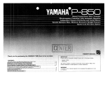 Yamaha P-850 de handleiding