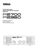 Yamaha P2700 de handleiding