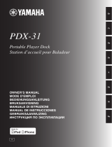 Yamaha PDX-31 de handleiding