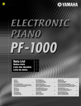 Yamaha PF-1000 Data papier