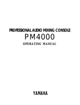 Yamaha PM4000 Handleiding