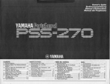 Yamaha PSS-270 de handleiding