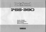 Yamaha PortaSound PSS-390 de handleiding