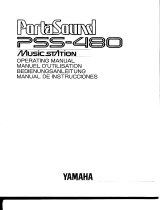 Yamaha PortaSound PSS-480 de handleiding