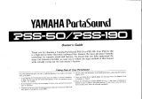 Yamaha PortaSound PSS-9 de handleiding