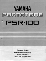 Yamaha Portatone PSR-100 de handleiding