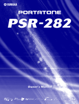 Yamaha Portatone PSR-282 Handleiding