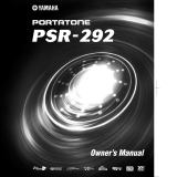 Yamaha Portatone PSR-292 Handleiding