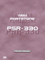 Yamaha PortaTone PSR-330 de handleiding