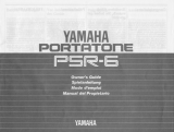 Yamaha PortaTone PSR-6 de handleiding