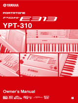 Yamaha Portatone PSR-E313 Handleiding