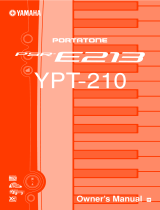 Yamaha Portatone YPT-210 de handleiding