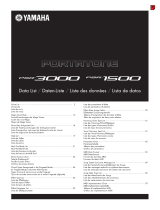 Yamaha PSR-1500 Data papier