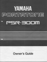 Yamaha PSR-300m de handleiding