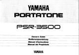 Yamaha Portatone PSR-3500 de handleiding