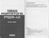 Yamaha PSR-41 de handleiding