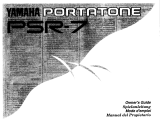Yamaha Portatone PSR-7 de handleiding