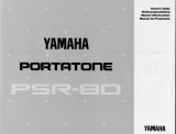 Yamaha Portatone PSR-80 Handleiding