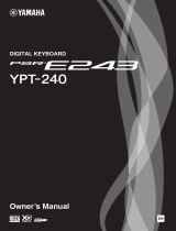 Yamaha PSR-E243 - YPT240 de handleiding