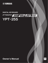 Yamaha PSR-E253 Handleiding