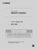 Yamaha YPT270 de handleiding