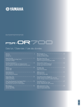 Yamaha PSR-OR700 Data papier