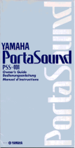 Yamaha PSS-401 de handleiding