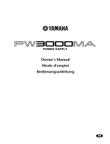Yamaha PW3000MA Handleiding