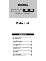Yamaha QY100 Data papier