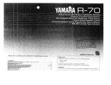 Yamaha R-70 de handleiding