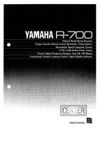 Yamaha R-700 de handleiding