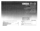 Yamaha R-8 de handleiding