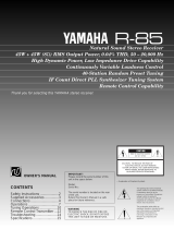 Yamaha R-85 Handleiding