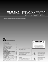 Yamaha RX-V901 Handleiding