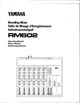 Yamaha RM602 Handleiding