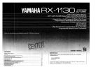 Yamaha RX-1130 de handleiding