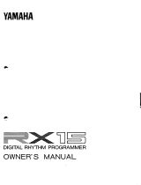 Yamaha RX15 de handleiding