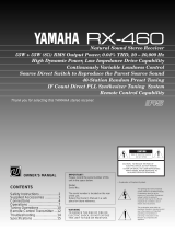Yamaha RX-460 Handleiding