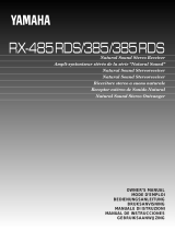 Yamaha RX-485 RDS Handleiding