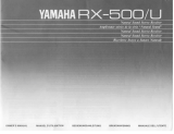 Yamaha RX-500 Handleiding