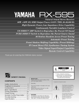 Yamaha RX-595 Handleiding