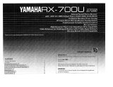 Yamaha RX-700U de handleiding